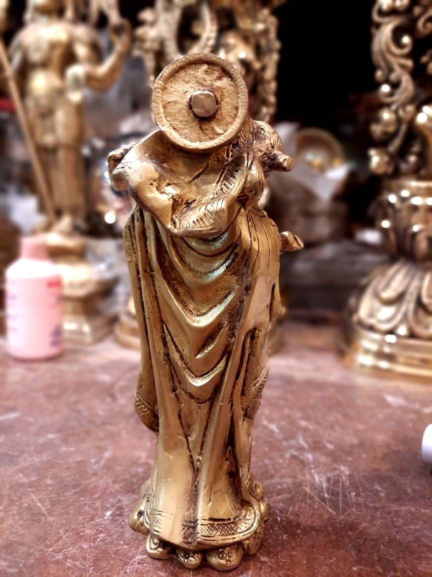 Mother Mary holding Baby Jesus Bronze Statue, Christian Catholics Religious Gift, Christmas Gift