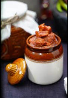 Ceramic Dining Table Pickle Jars, Earthenware, Achar Barani, Traditional, Can store salt, pickle, candy, jam, spices, curry/ Kitchenware