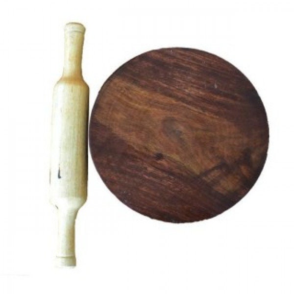 Wooden Chappathi Polpat And Roller , Handicraft Wooden Chakla Belan/Chapati Maker/Roti Roller/Rolling Pin & Wooden board