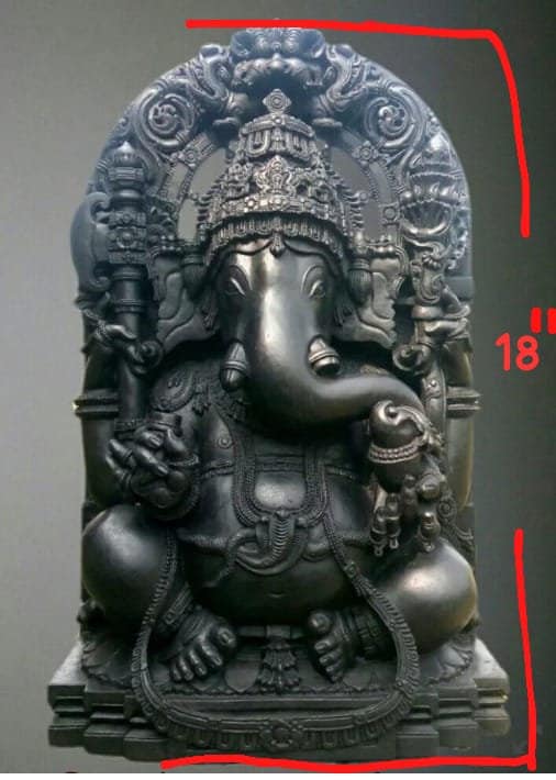 Stone Idol Bala Ganesh - 1.5 Feet/ 2 Feet Ganapathi, Vinayak, Hindu God