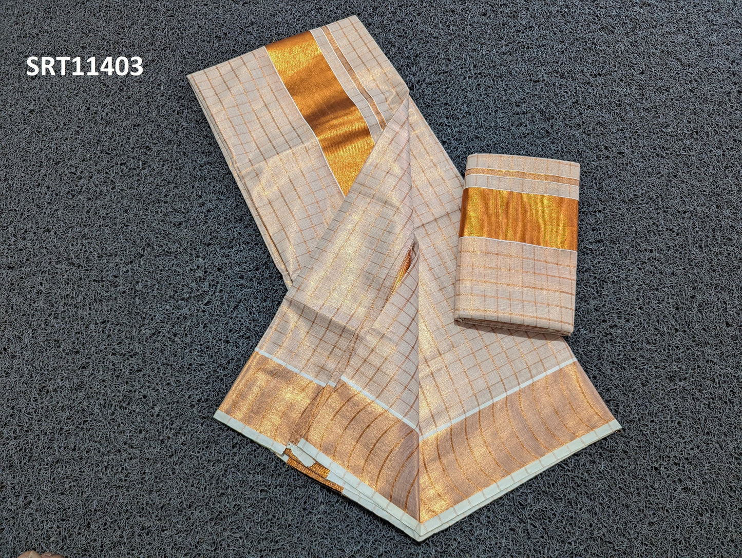 Kerala Special Golden Tissue/Copper Tissue/Rose Gold Tissue Set mundu 2.80,Tissue Set Mundu,Beautiful Kerala Designs,Vishu,Onam,Pooja.