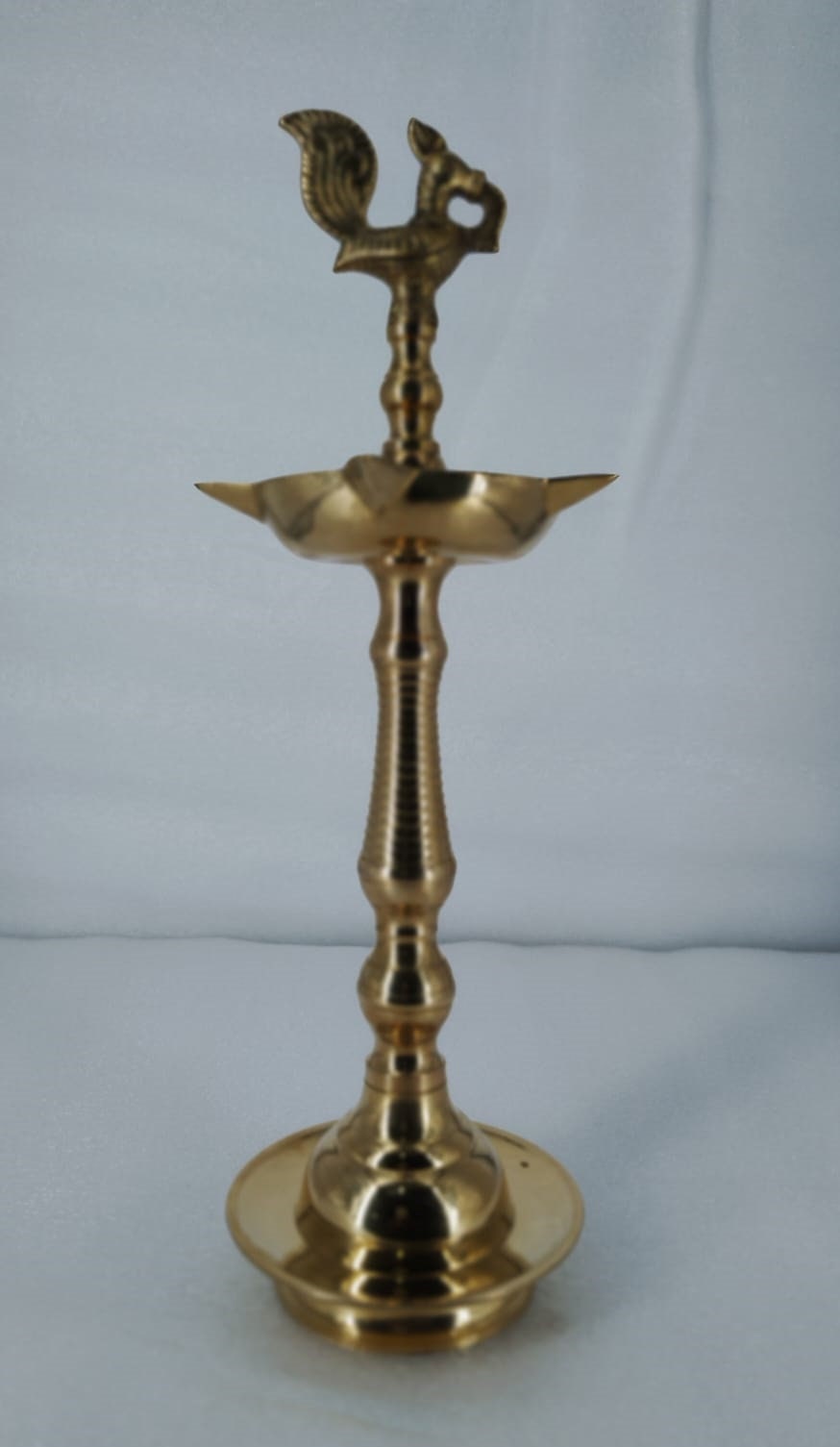 Mayil Vilakku Brass Oil Lamp/ Annapakshi Vilakku/Peacock Diya/Kerala Traditional, Indian Culture/Onam, Vishu, Temple, Festival, Nilavilakku