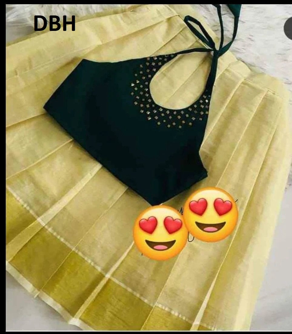 Kerala New born baby's,Kids,Girls Onam wears,age 1 - 15 years wear,Kerala Pattu Pavada,Traditional wear,Onam Collections,Skirt Blouse set