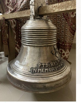 Original Special Designed Handmade Bronze Bell, Hanging door Bell for House, Churches, Temples, Entrance ,Gate , Bronze Bell, Pooja Utensil